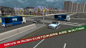 3D Milk Transporter Truck – Extreme trucker driving & parking simulator game screenshot #2 for iPhone