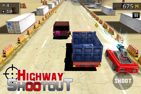 Highway Car Shooting Rider screenshot 3