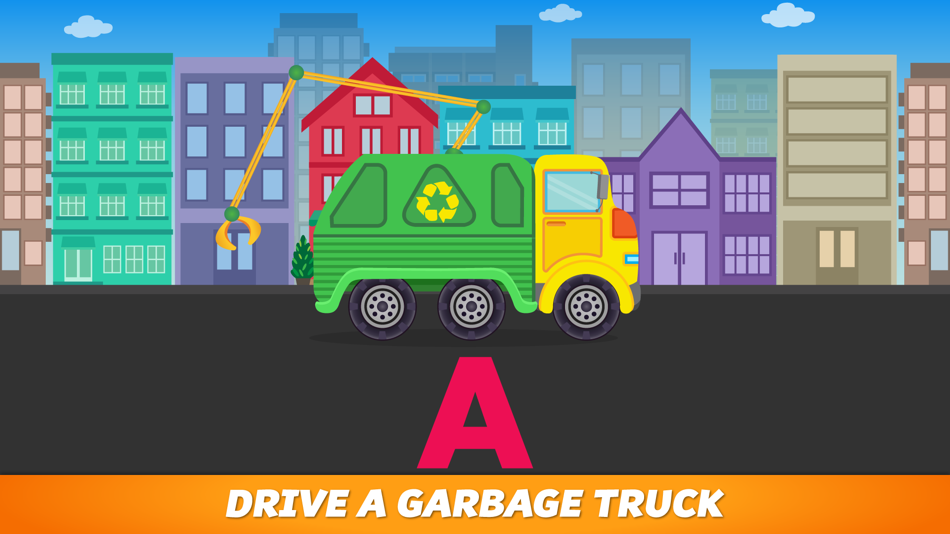 ABC Garbage Truck - Alphabet Fun Game for Preschool Toddler Kids Learning ABCs and Love Trucks and Things That Go - 1.0 - (iOS)