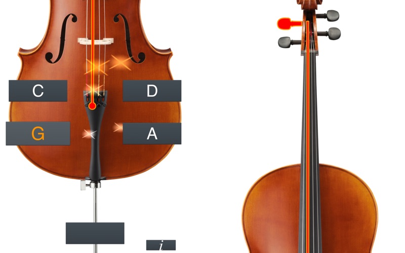 cello tuner simple iphone screenshot 3