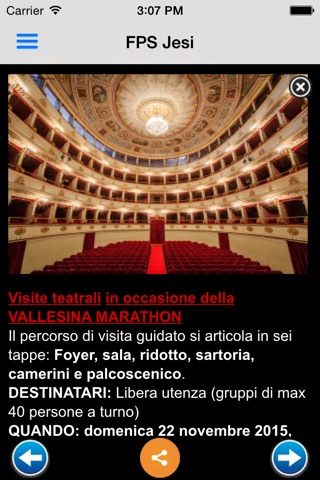 Fondazione Pergolesi Spontini screenshot 2