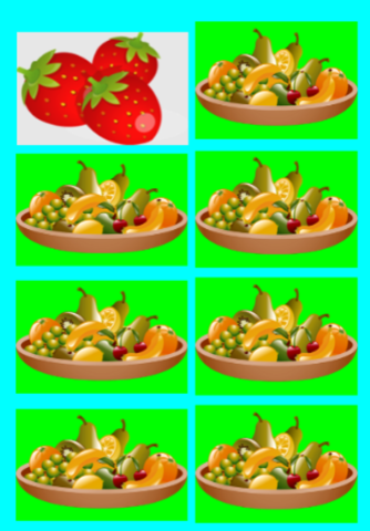 matching pictures fruit season for kids screenshot 2