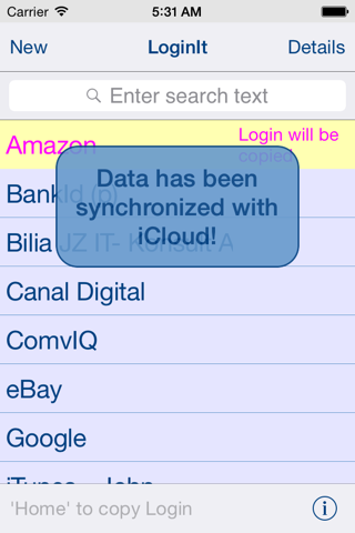 LoginIt for iPhone & iPad Utilities Data Will
