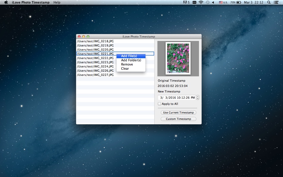 iLove Photo Timestamp - 2.9.0 - (macOS)