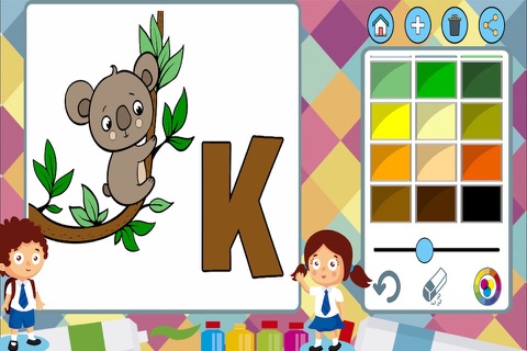 Alphabet Paint Coloring Book screenshot 3