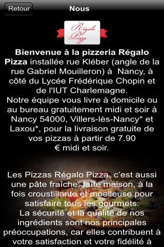 Régalo Pizza screenshot 2