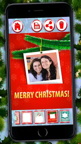 Game screenshot Christmas frames – Create customized xmas greetings to wish Merry Christmas mod apk