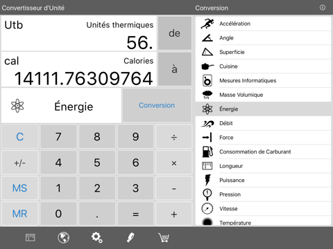 Screenshot #6 pour Converter Pro HD Gratuit - Convertisseur d'Unité, Devises Calculatrice