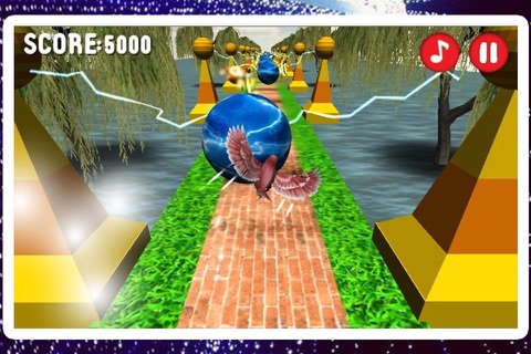 Bird Fly Temple 3D: Parkour on beach screenshot 4