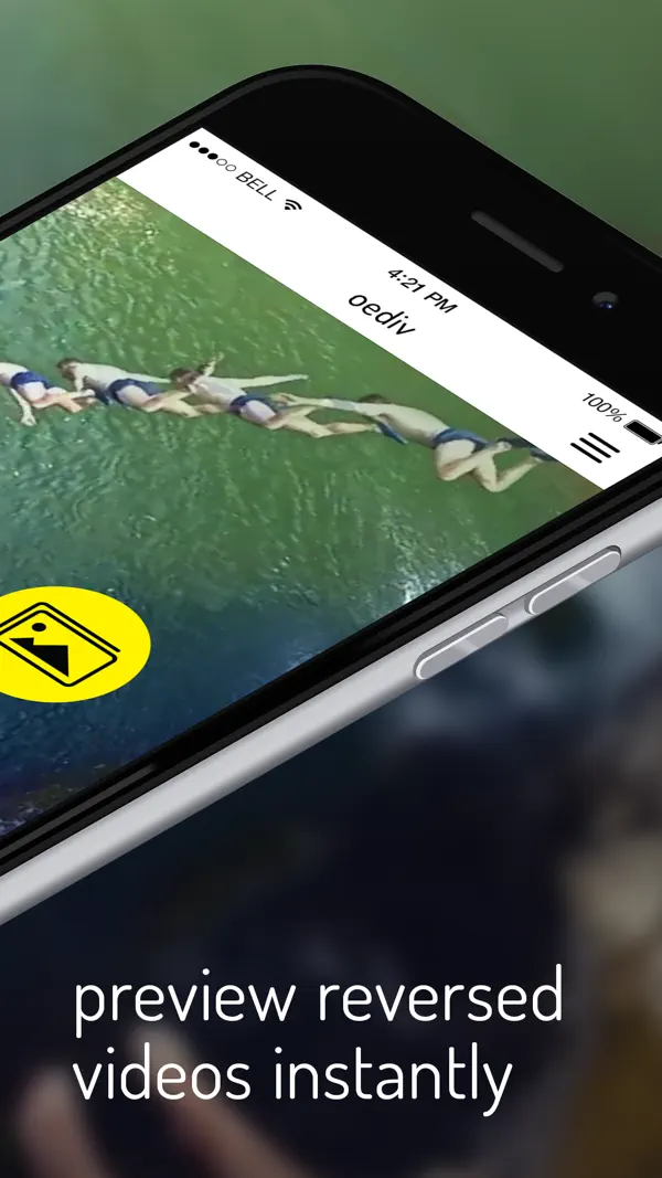 Screenshot #2 pour Oediv - create backwards videos with sound