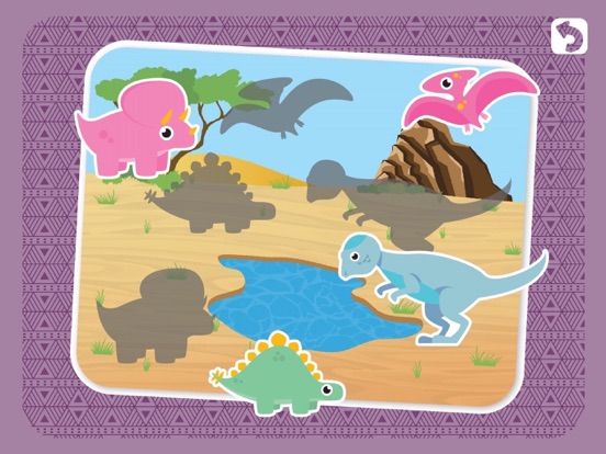 Screenshot #5 pour Mes premiers puzzles : Animaux de la préhistoire et dinosaures [Gratuit]
