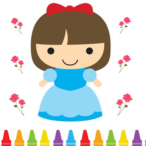 Kids Paint Coloring Game for Barbie Edition iOS App