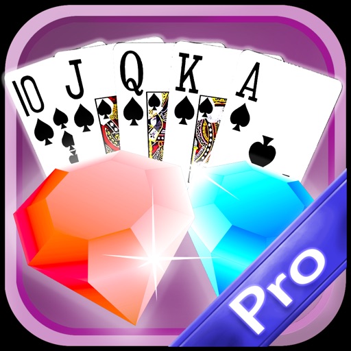 Black Double Diamond Super Solitaire Quest For Fun Jewels Journey Pro Icon