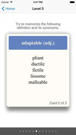 Game screenshot Worducate unique vocab flashcards – thesaurus vocabulary test prep SAT GRE ACT GMAT verbal apk