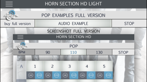 Horn Section HD Light screenshot