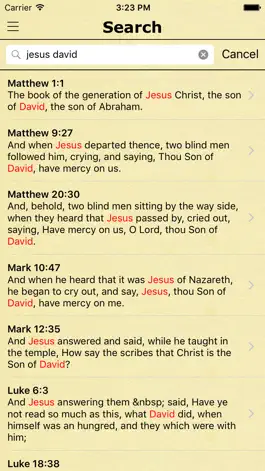 Game screenshot KJV Bible with Strong's (King James Version) hack