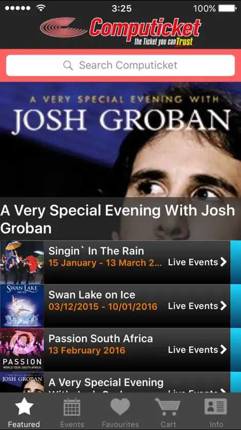 Computicket - Entertainment App | MWM
