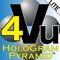 Icon HoloGram Pyramid™ 4Vu™ LITE
