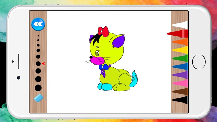 Game Dog and Cat Coloring Book for Preschool screenshot-3