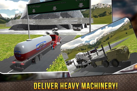 Heavy Duty Truck driver City Cargo Transporter 3D screenshot 2