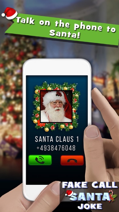 Fake Call Santa Jokeのおすすめ画像1