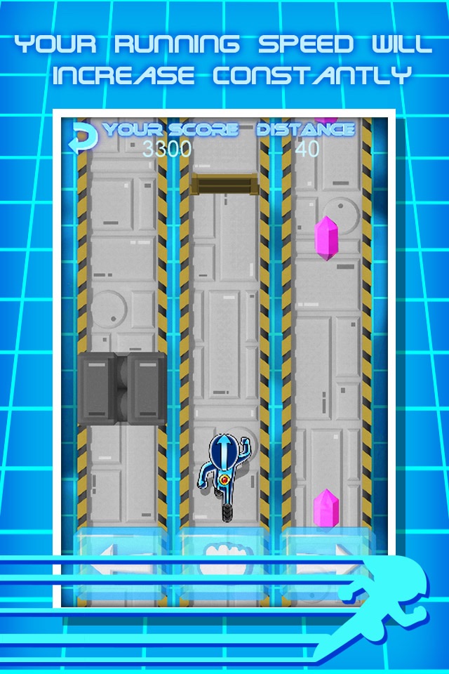 Light Speed Runner Rush: Endless Arcade Road Super Race Hero Free screenshot 2