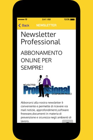 Newsletter Professional screenshot 3