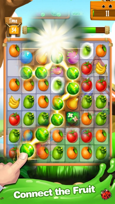Screenshot #1 pour Fruit Kiti Hero Pop Game Free