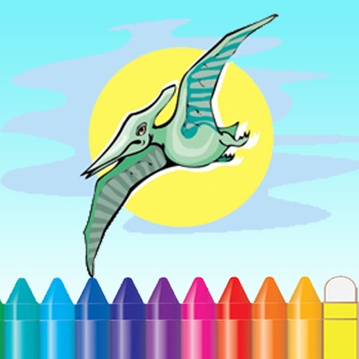 Dinosaur Coloring Book - Dino Baby Drawing for Kids Games icon