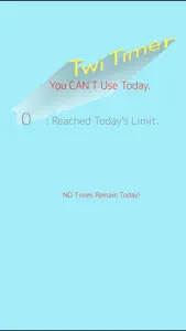 Twi-Timer ~Time Saver~ screenshot #2 for iPhone
