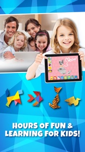 Kids Learning Puzzles: Alphabets, My K12 Tangram screenshot #5 for iPhone