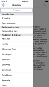 Surgeon's Brain : A General Surgery Reference Companion screenshot