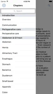 Surgeon's Brain : A General Surgery Reference Companion screenshot #1 for iPhone