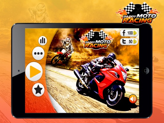 Screenshot #5 pour daddy de moto courses - utiliser puissant missile à devenir un moto courses gagnant