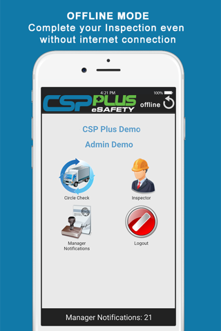CSP Plus Inspection App screenshot 2