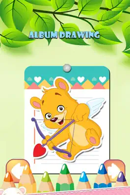 Game screenshot Bear Zoo Drawing Coloring Book - Cute Caricature Art Ideas pages for kids mod apk