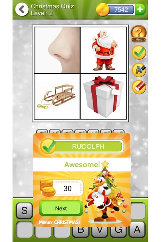 Christmas Quiz (4 Pics 1 Word) - náhled
