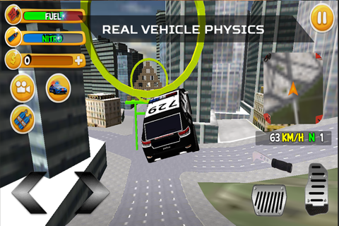 Police 4x4 Jeep Simulator 3D screenshot 2