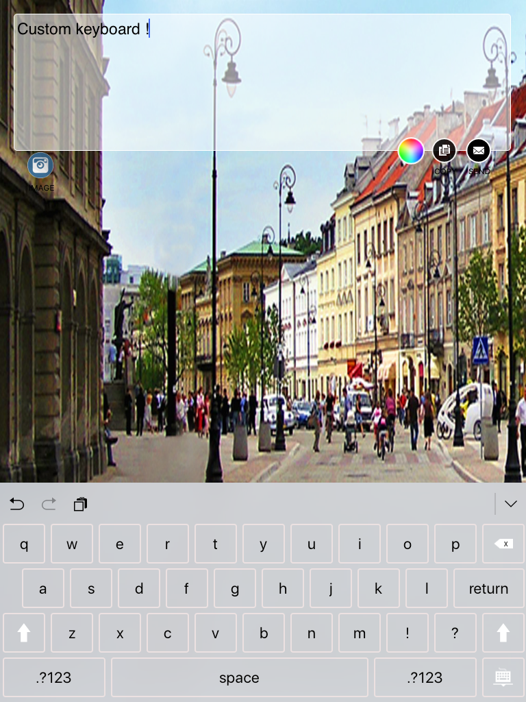 Type While Walk