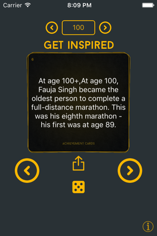 Achievement Cards - What other people accomplished at your age screenshot 3