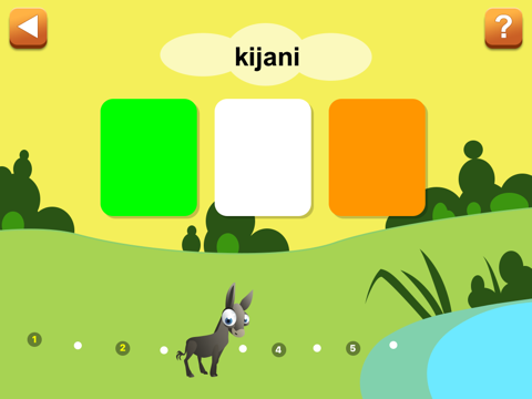 Kiddie Swahili First Words iPad screenshot
