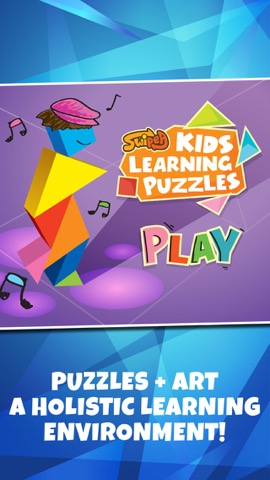 Kids Learning Puzzles: Dance, Tangram Playgroundのおすすめ画像1