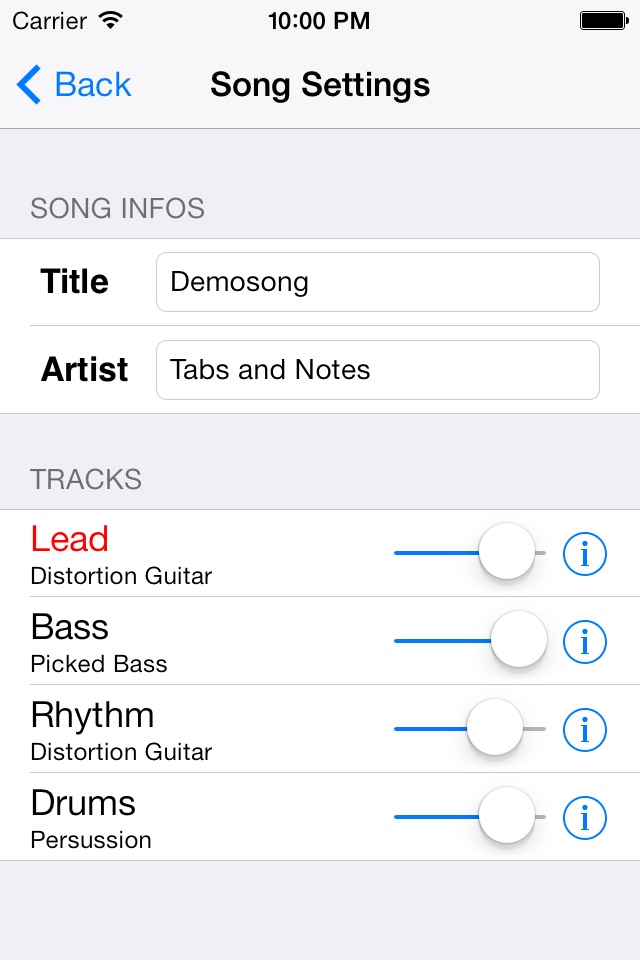 Tabs & Notes screenshot 2