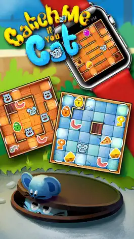 Game screenshot Catch Me If You Cat: Puzzle Game for Apple Watch apk