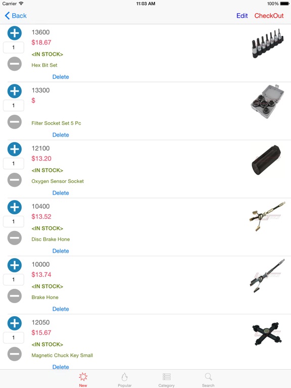 Lisle iPad screenshot 4 - Shopping app