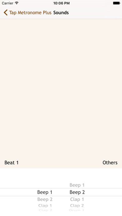 Screenshot #3 pour Tap Metronome Plus