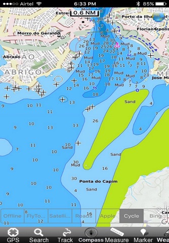 Boating Urugua to São Paulo - Brazil gps offline nautical charts for cruising fishing sailing and diving screenshot 2