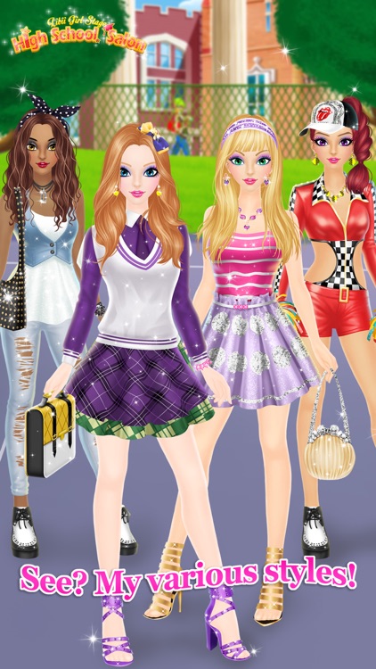 High School Salon - Girls Makeup, Dressup and Makeover Games