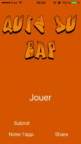 Game screenshot Quiz Du Rap FR mod apk