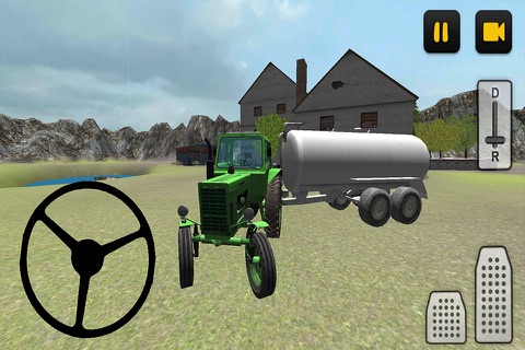 Classic Tractor 3D: Milk screenshot 2